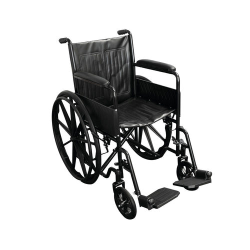 Code Red Lightweight Folding Wheelchair 24 Inch Rear Wheel 3047