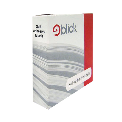 Blick Labels In Dispensers 25x50mm White (Pack of 400)