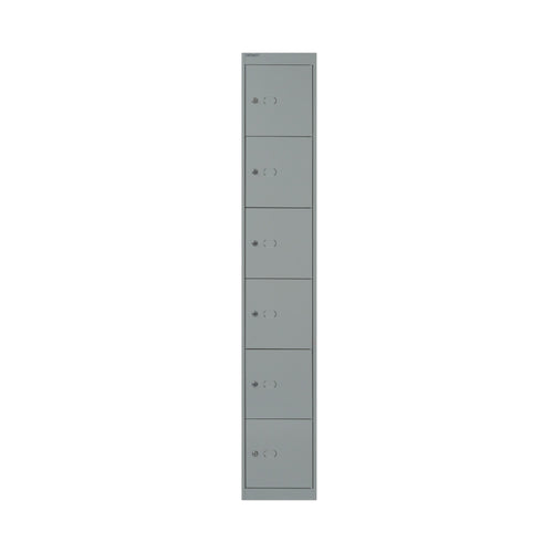 Bisley 6 Door Locker 305x457x1802mm Goose Grey Clk186 Goose