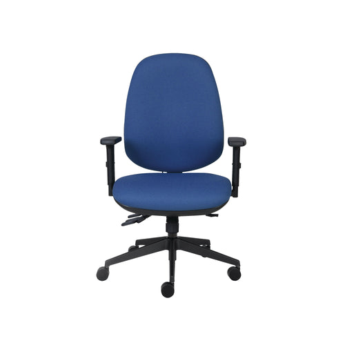 Cappela Rise High Back Posture Chair 652x545x820mm Blue Kf03494