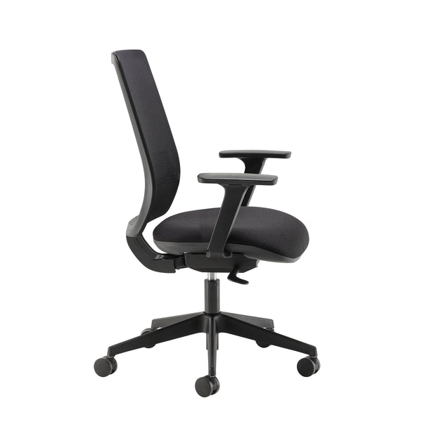 Cappela Nuevo Mesh Chair With Seat Slide And Height Adjustable Arms Black Kf81906