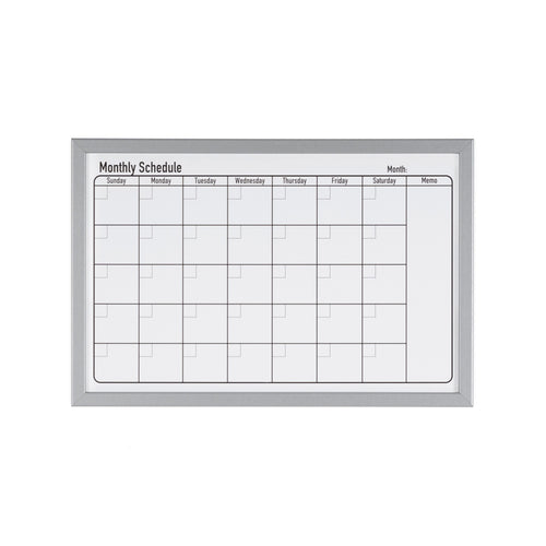 Bi-office Magnetic Monthly Planner Whiteboard Grey Frame 60x40cm Mm03062839