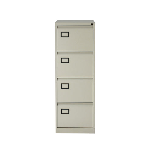 Bisley 4 Drawer Standard Filing Cabinet Goose Grey A0c4