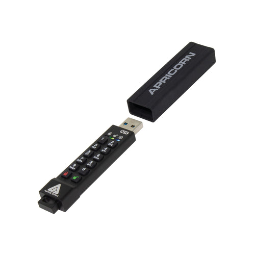 Apricorn Aegis Secure Key 3nx Flash Drive 64gb Black Ask3-nx-64gb