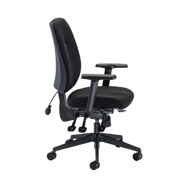 Cappela Agility High Back Posture Chair 400x800x600mm Black Kf73885