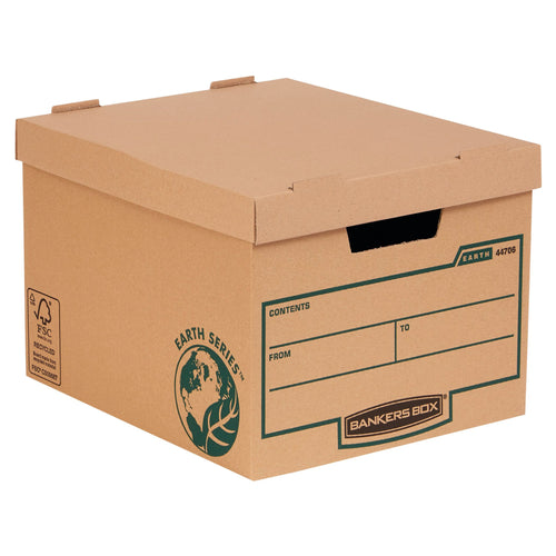 Bankers Box R-kive Earth Storage Box Brown – (Pack of 10)
