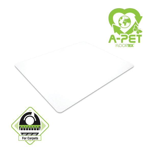 Cleartex Advantagemat Plus Apet Chair Mat For Low And Standard Pile Carpets 1185x750mm Uccmflag0001