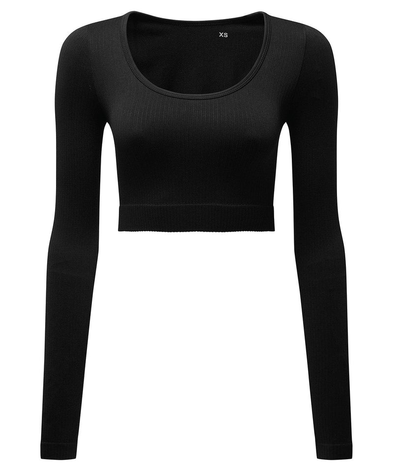 Tri Dri Womens Ribbed Seamless '3d Fit' Crop Top - TR224