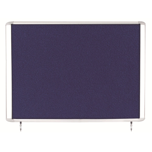 Bi-office Mastervision Out Display Blue Lockable Door Top Hinged 15xa4 Vt350607760