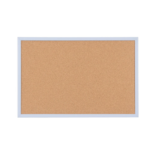 Bi-office Pastel Cork Noticeboard Blue Frame 600x400mm Mc030011981