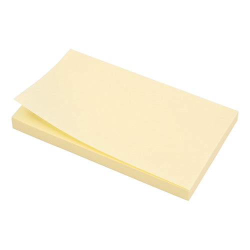 5 Star Sticky Notes Removable Yellow 76x127mm – (Pack of 12)