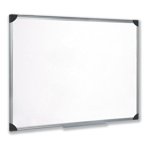 5 Star Office Whiteboard Drywipe Magnetic With Pen Tray And Aluminium Trim 900x600mm