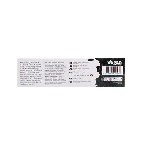 Beauty Formulas Freshbreath Charcoal Toothpaste/Tooth Brush 100ml – (Pack of 12)