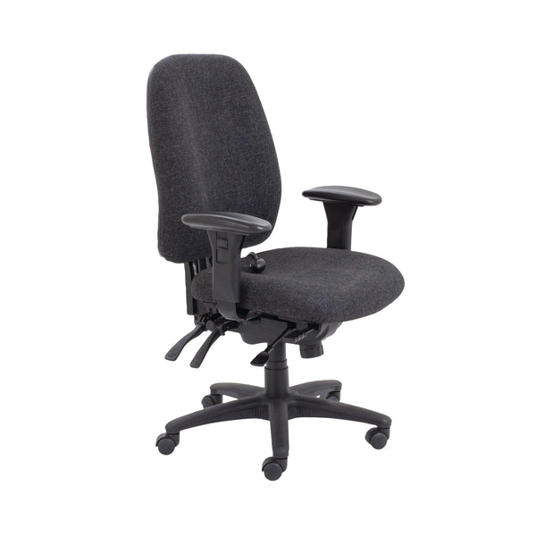 Avior Snowdon Heavy Duty High Back Chair With Lumbar Support Charcoal Kf72250