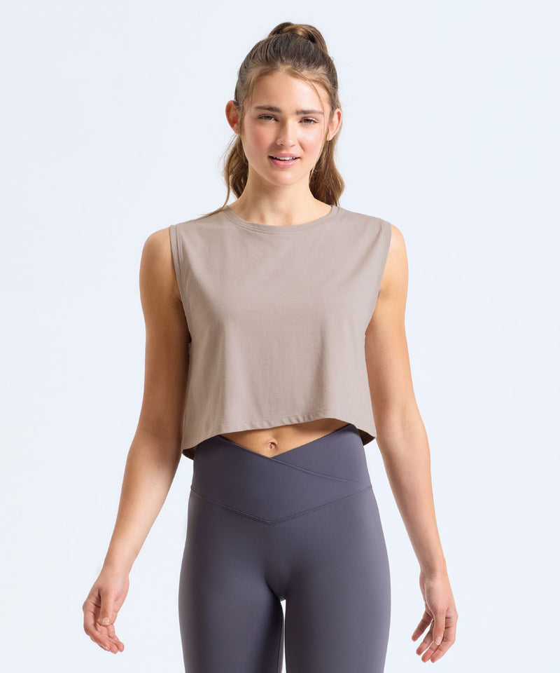 Tri Dri Womens Organic Crop Tank - TR119