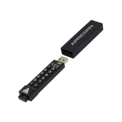 Apricorn Aegis Secure Key 3nx Flash Drive 16gb Black Ask3-nx-16gb
