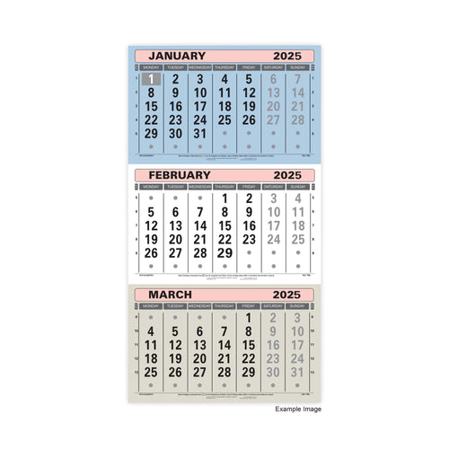 At-a-glance 3 Monthly Calendar 2025 Tml25