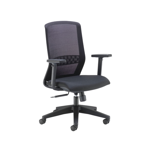 Arista Digby High Back Executive Chair 670x630x945-1065mm Mesh Back Black Kf79886