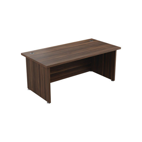 Avior Rectangular Executive Desk 1800x900x750mm Dark Walnut Kf821618