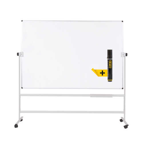 Bi-office Revolving Whiteboard Lacquered Steel Surface 180x120cm Qr0503