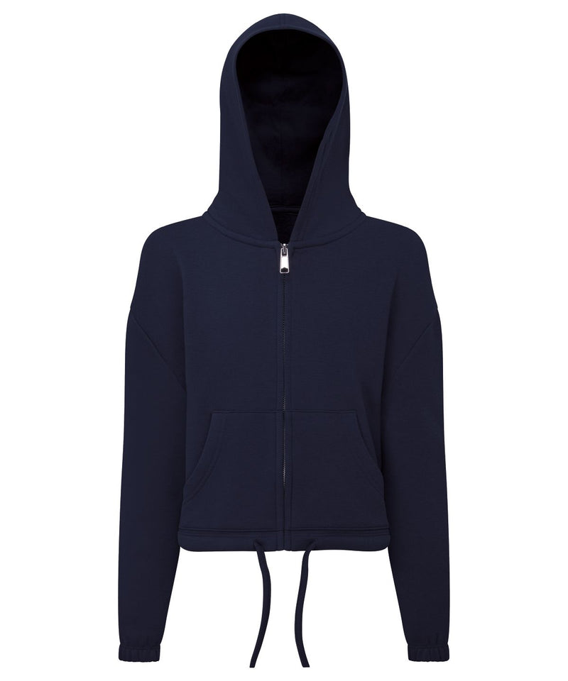 Tri Dri Kids Recycled Cropped Oversize Full-Zip Hoodie - TR61B