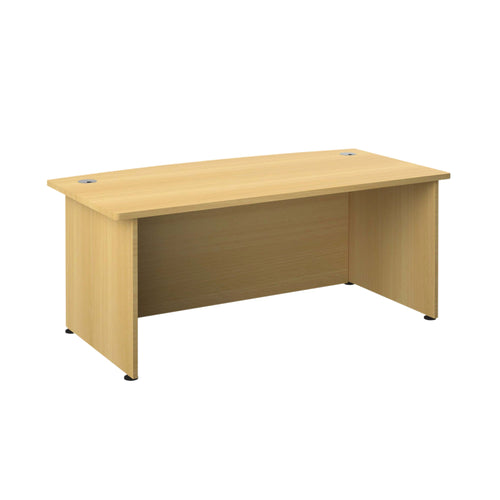 Avior Bow Fronted Executive Desk 2000x900x750mm Nova Oak Kf821588