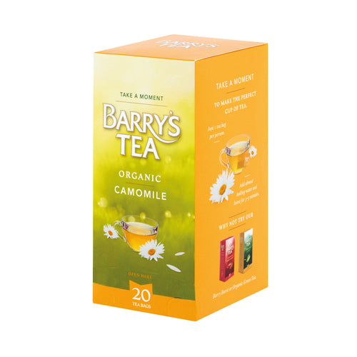 Barrys Organic Camomile Tea String/Tag/Envelope – (Pack of 20)