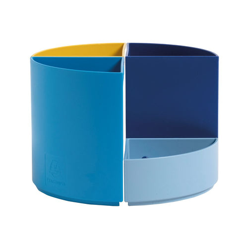 Exacompta Bee Blue The Quarter Desk Tidy Recycled Assorted 68202d Ea