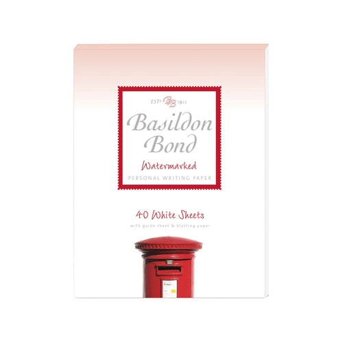 Basildon Bond White Writing Pad 137 X 178mm – (Pack of 10)
