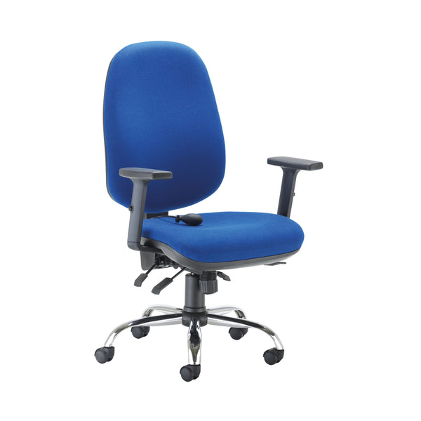 Arista First Arista Aire High Back Ergonomic Operator Chair 675x580x1035-1230mm Blue Kf80327