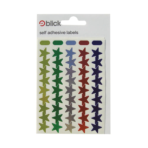 Blick Metallic Stars 14mm Assorted (Pack of 1800)