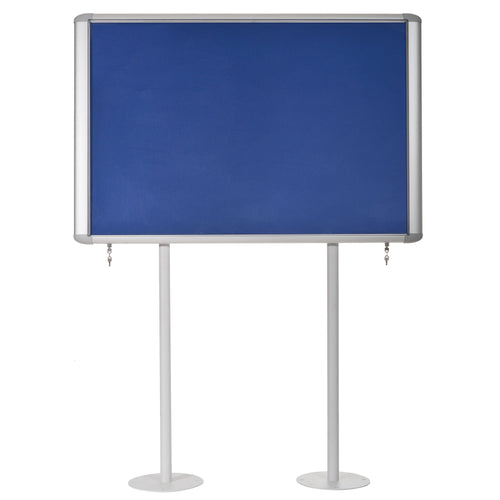 Bi-office Mastervision Out Display Blue Sunken Post Top Hinged 15xa4 Oms380207760