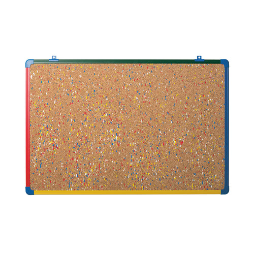 Bi-office Schoolmate Noticeboard Cork Coloured Frame 60x45cm Sf041408866