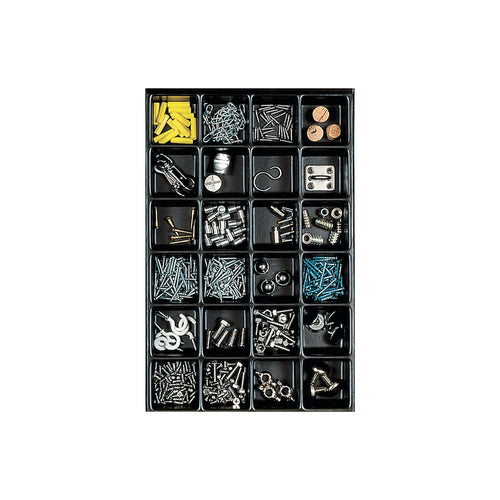 Bisley Multidrawer Insert Tray Plastic 24 Compartments 215x340x51mm 224p5