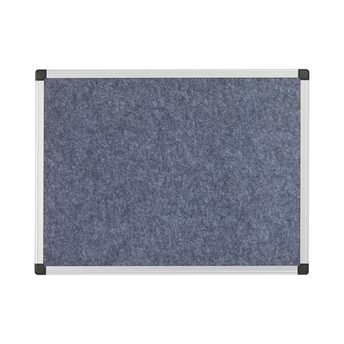 Bi-office Maya Fire Retardant Noticeboard Grey Aluminium Frame 90x60cm Sa0302170