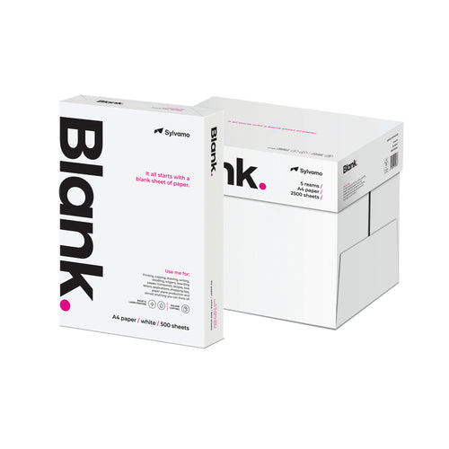 Blank A4 White Copier Paper – (Pack of 2500)