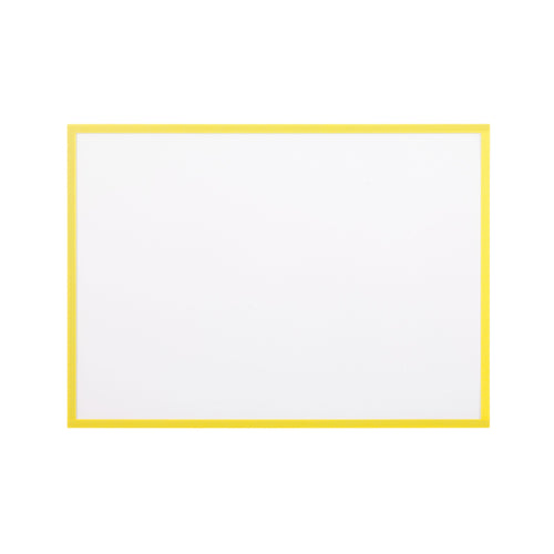 Bi-office Magnetic Document Holder Yellow A3 – (Pack of 5)