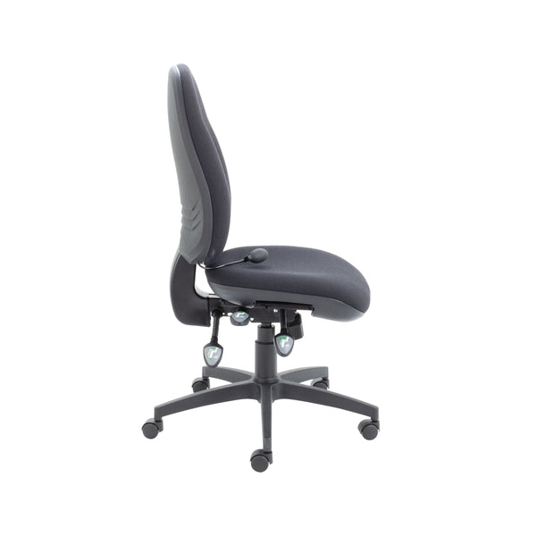 Arista High Back Ergonomic Task Chair 700x700x1040-1160mm Charcoal Kf78699