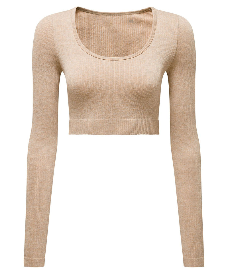 Tri Dri Womens Ribbed Seamless '3d Fit' Crop Top - TR224