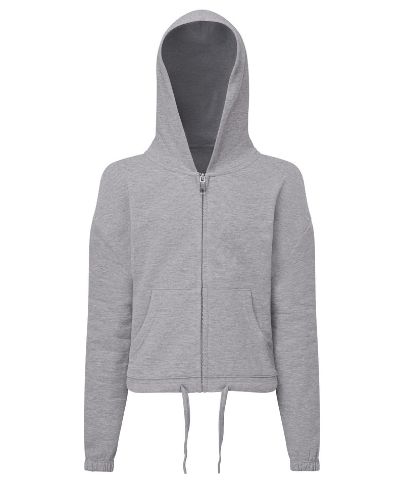 Tri Dri Kids Recycled Cropped Oversize Full-Zip Hoodie - TR61B