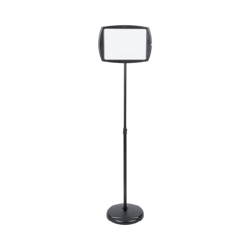 Bi-office Rectangular With Inserts Floor Sign Drywipe Black Sig05050505