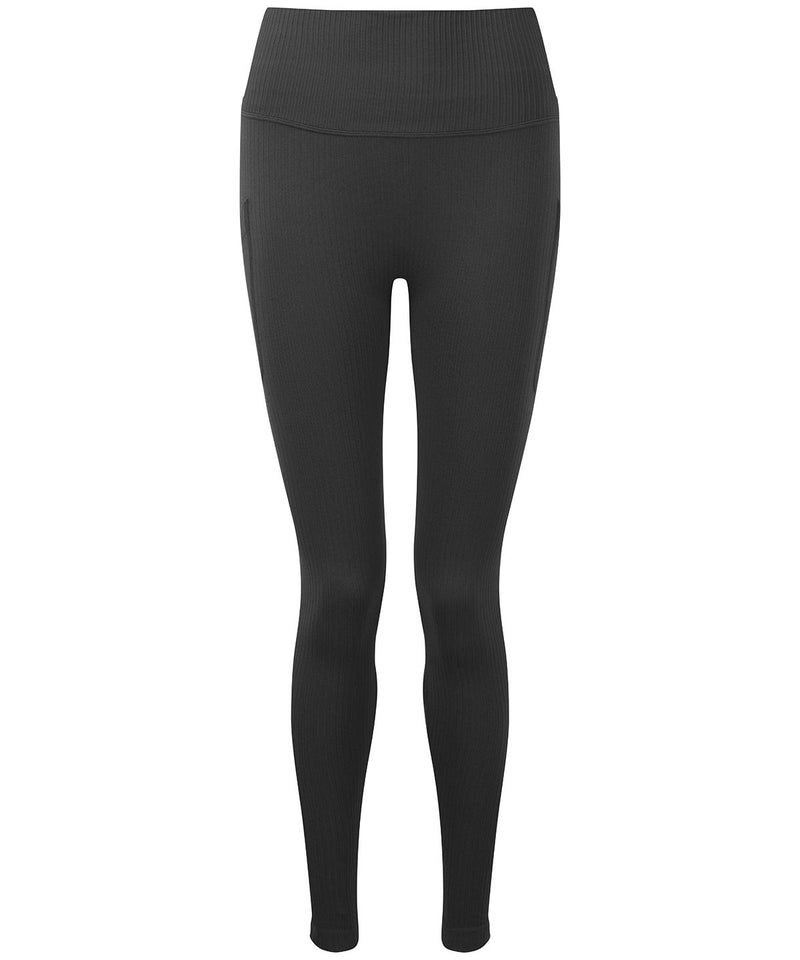 Tri Dri Women's Ribbed Seamless 3D Fit Multi-Sport Leggings - TR211