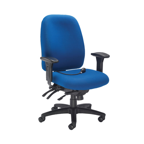 Avior Snowdon Heavy Duty High Back Chair With Lumbar Support Blue Kf72249