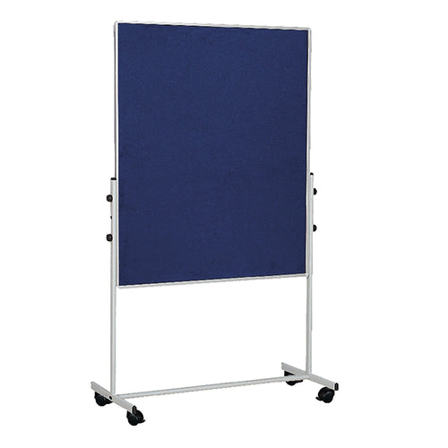 Bi-office Mobile Felt Board 1500x1200mm Blue Ea8327075