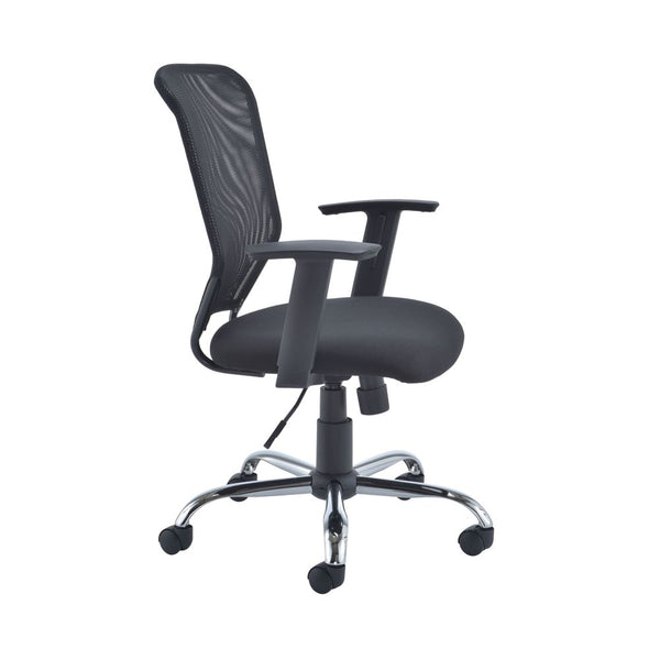 First High Back Task Chair 600x600x940-1030mm Mesh Back Black Kf74832