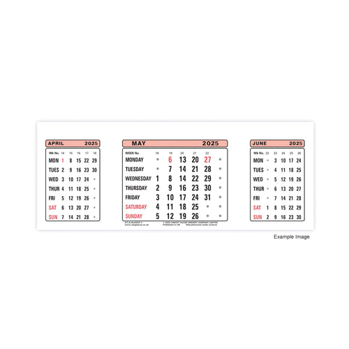 At-a-glance Calendar Refill 2025 3sr25