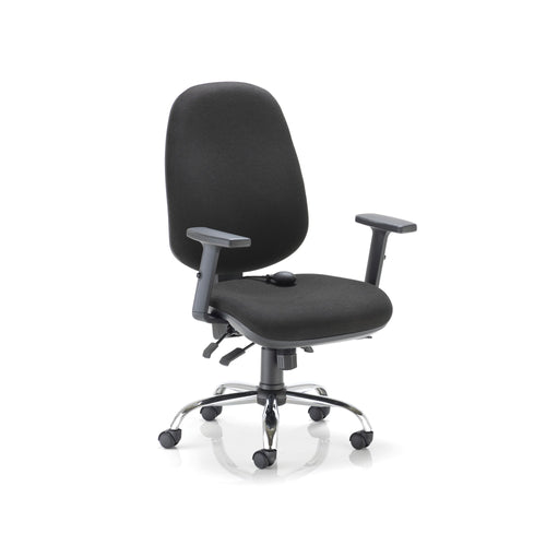 Arista Aire High Back Ergonomic Maxi Chair 675x580x1035-1230mm Black Kf90572