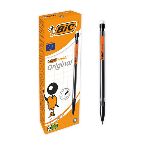 Bic Matic Original Mechanical Pencil Medium 0.7mm – (Pack of 12)