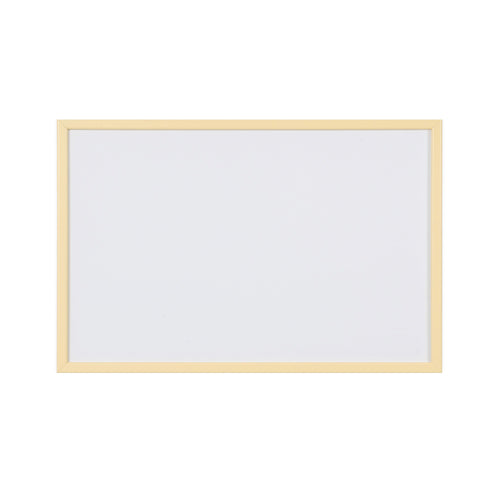 Bi-office Pastel Non-magnetic Whiteboard Yellow Frame 60x40cm Mp03001961