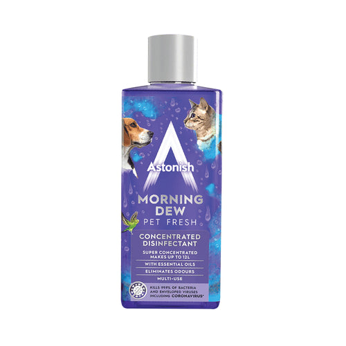 Astonish Concentrated Pet Fresh Disinfectant Morning Dew 300ml – (Pack of 12)